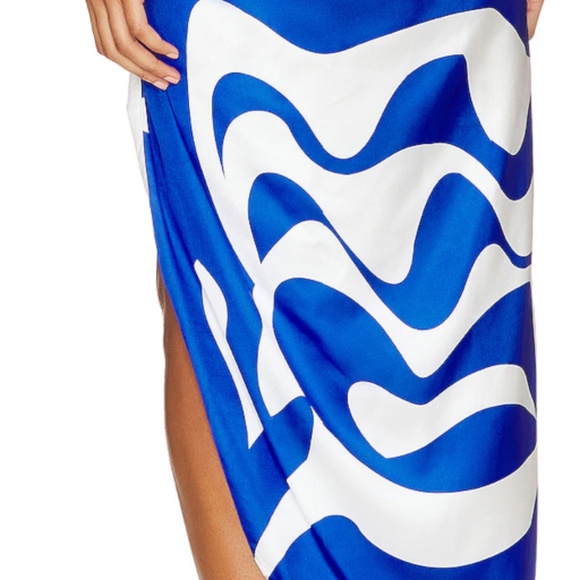 SNDYS Skirt, XS, Never Worn, White & Blue - Picture 3 of 3